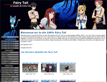 Tablet Screenshot of episodes-fairytail.com